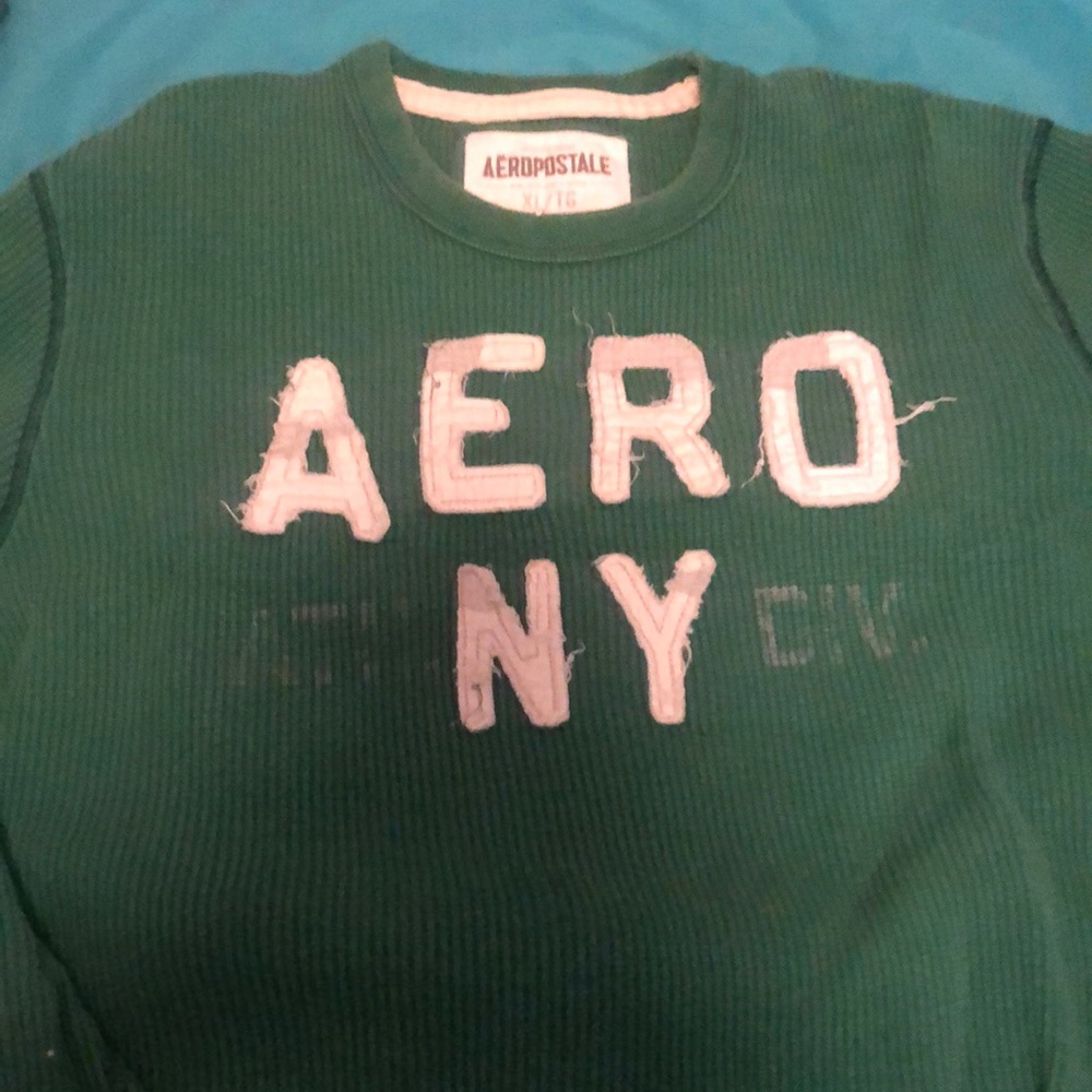 XL green Aeropostale thermal long sleeve shirt